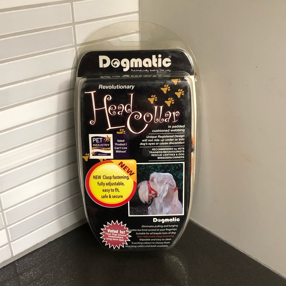 NIB Dogmatic Revolutionary Head collar - Size 4
